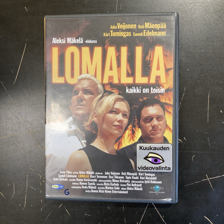 Lomalla DVD (VG+/VG+) -draama-